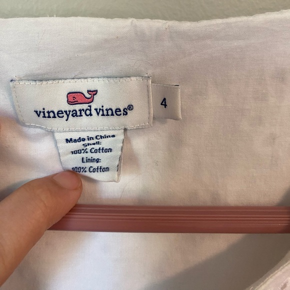 Vineyard Vines White Eyelet Sleeveless Top - Picture 3 of 5